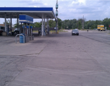 gas station